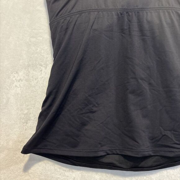 Lands' End Women's Size 8DD Underwire Bra Black Wrap Tankini Swimsuit Top Beach - Picture 8 of 15